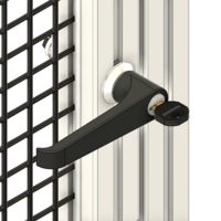 50-020-0 MODULAR SOLUTIONS HANDLE<br>1/4 TURN LOCKING L-HANDLE W/ CAM